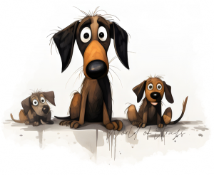 world of strays hundegeschichten straßenhunde welt cartoon hundefamilie